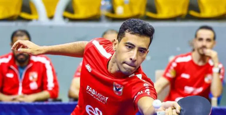 الأهلي يتغلب على الزمالك في منافسات دوري تنس الطاولة.