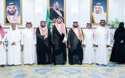 أمير الحدود الشمالية يقدّم جوائز للطلاب والط​البات الفائزين بمسابقات محلية ودولية