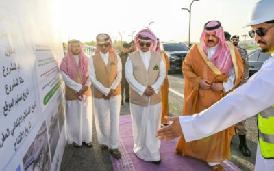 أمير حائل ي inaugurates مشروع جسر السمراء لتطوير البنية التحتية وتعزيز حركة المرور بالمنطقة