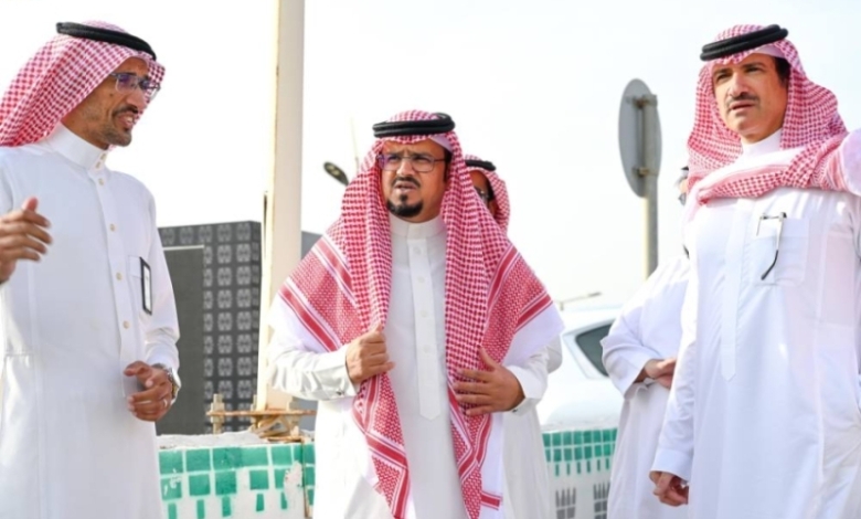 أمين الباحة يقوم بجولة تفقدية في منتزه الأمير متعب ومواقع أخرى في بني كبير