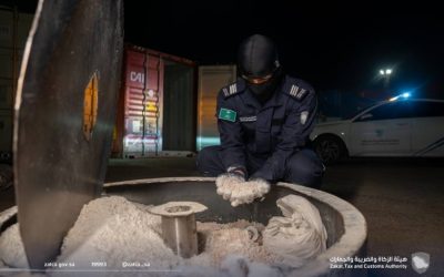 إحباط تهريب 1.7 مليون حبة من "الإمفيتامين" في ميناء جدة الإسلامي عبر الزكاة والضرائب والجمارك