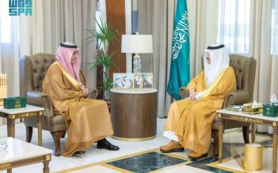 استقبال أمير الشرقية لمحافظ هيئة الزكاة والضريبة والجمارك في زيارة هامة