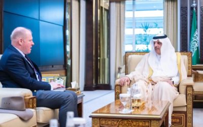 استقبال نائب وزير الداخلية المكلف لسفير أستراليا في المملكة العربية السعودية