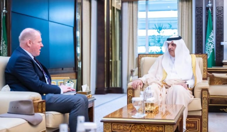 استقبال نائب وزير الداخلية المكلف لسفير أستراليا في المملكة العربية السعودية