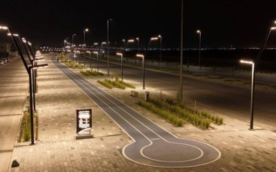 استكمال مشروع مضمار للمشي بطول 1000 متر في مدينة الخفجي
