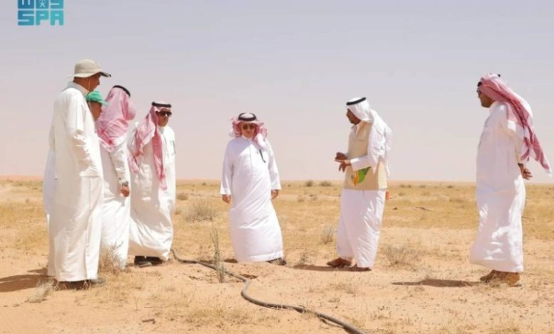 الرئيس التنفيذي لشركة "الغطاء النباتي" يزور روضة السبلة ويستعرض المشاريع الجديدة