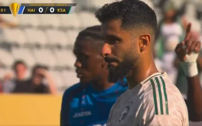 الشهري يسجل الهدف الأول للأخضر في منافسات الكأس الذهبية