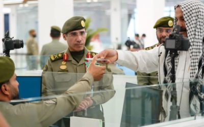 اللواء المربع يتفقد الخدمات المقدمة لحجاج بيت الله في منفذ جديدة عرعر