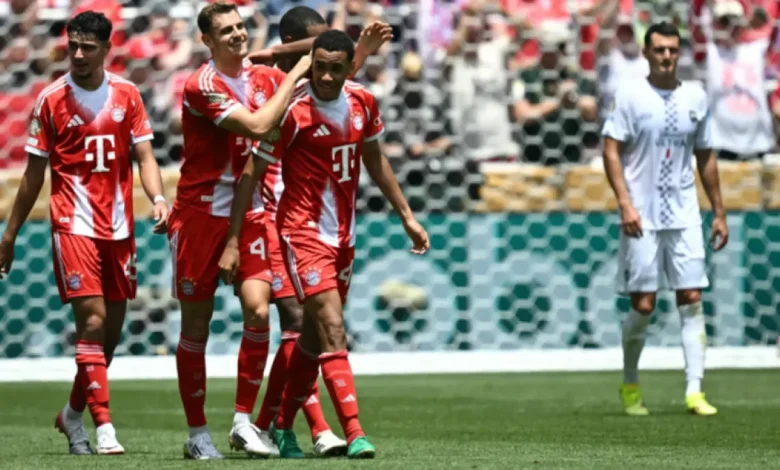 بايرن ميونخ يحطم الرقم القياسي للهلال بعد فوزه الكبير على أوكلاند بعشرة أهداف