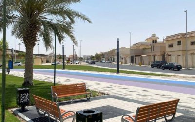 بلدية بقيق Completes تطوير وتأهيل ممشى وحديقة جديدة في حي المطار بشكل كامل
