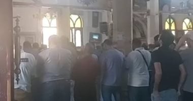 تشييع جثمان ضحية عاصفة الإسكندرية بعد سقوط شرفة عليه