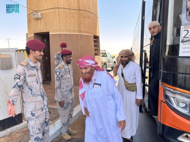 حرس الحدود يعمل على تسريع مغادرة الحجاج عبر منفذ الوديعة بشكل فعال