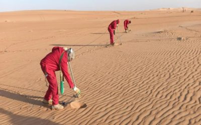زراعة 50 مليون بذور خلال عمليات المسح الجيوفيزيائي في منطقة الربع الخالي
