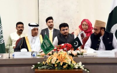 زيارة وفد الشورى للبرلمان الباكستاني والاجتماع برئيس مجلس الشيوخ الجديد