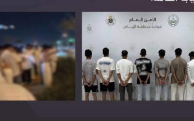 شرطة الرياض تعتقل 7 أفراد بتهمة مضايقة والتحرش بامرأتين في المدينة