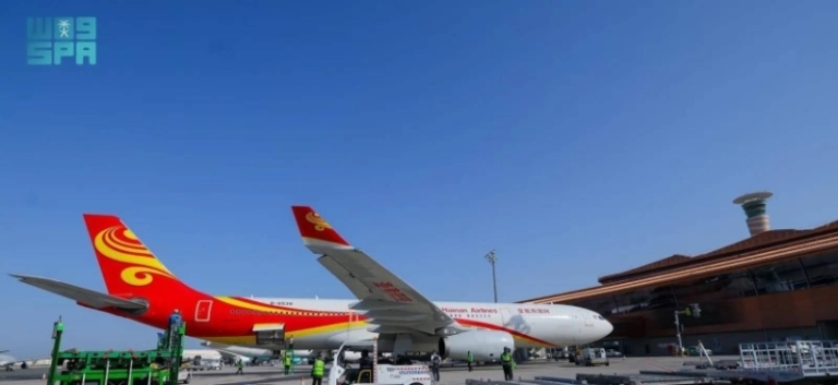 مدينة جدة تشهد انطلاق أولى رحلات طيران هاينان الصينية في مطارها الجديد