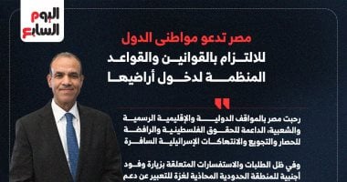 مصر تطالب مواطني الدول بالالتزام بقوانين دخول أراضيها