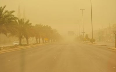 نشاط رياح وأتربة مثارة تؤثر على منطقة نجران وفقًا لتوقعات الأرصاد الجوية
