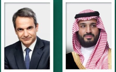 ولي العهد ورئيس الوزراء اليوناني يناقشان المستجدات والأحداث في المنطقة الحالية