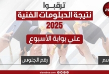 نتيجة الدبلومات الفنية 2025 متاحة الآن برقم الجلوس على بوابة الأسبوع