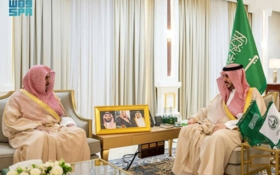 أمير الجوف يرحب بمدير فرع وزارة "الشؤون الإسلامية" بالمنطقة