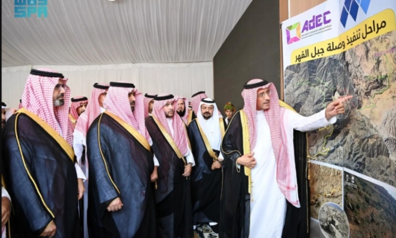 أمير جازان ونائبه يزوران مشروعات تنموية وسياحية متعددة في محافظة الريث.