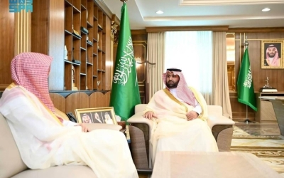 أمير جازان يرحب برئيس المحكمة الإدارية بالمنطقة