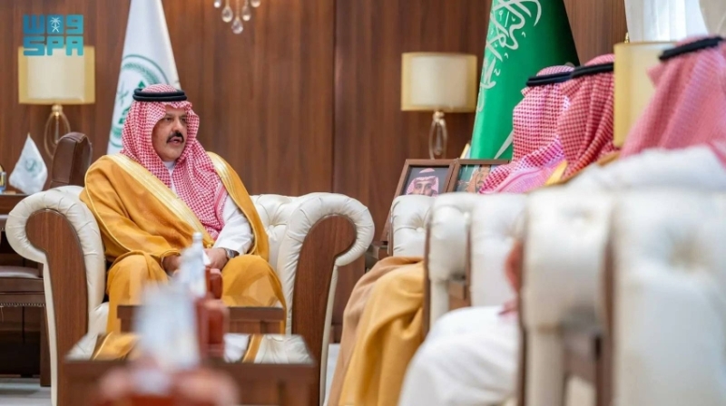 أمير حائل يستقبل الرئيس التنفيذي لهيئة تطوير المحمية الملكية