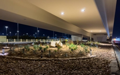 أنفاق وجسور المدينة المنورة تتزين بالثلوج