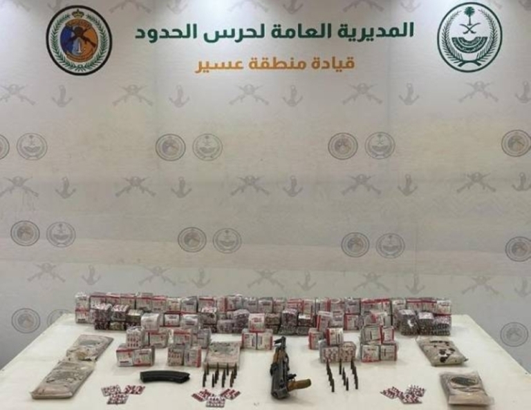 إجهاض عملية تهريب 15,000 قرص مخدر و5 كجم من الحشيش في “الربوعة”