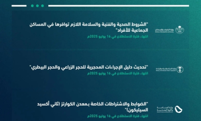 إطلاق 13 مشروعًا عبر منصة "استطلاع" لجمع آراء العموم والقطاعين الحكومي والخاص