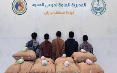 إلقاء القبض على 5 مهربين لـ 200 كجم من القات في "الدائر"