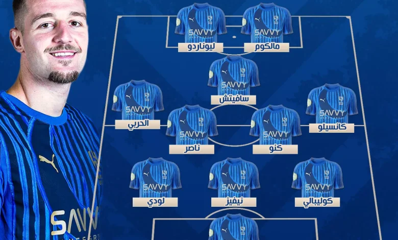 إنزاجي يقدم تشكيلًا غير تقليدي ومفاجئ للهلال في مواجهة مانشستر سيتي