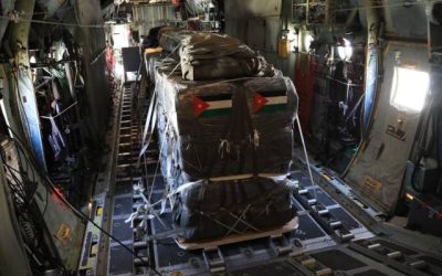 إنزال جوي مشترك للقوات الأردنية والإماراتية على غزة