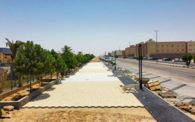 إنشاء ممشى رياضي جديد لتعزيز الصحة والرياضة في النعيرية