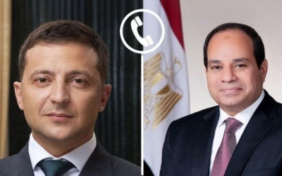 اتصال هام بين السيسي وزيلينسكي لبحث تطورات الأزمة الأوكرانية والأوضاع في الشرق الأوسط