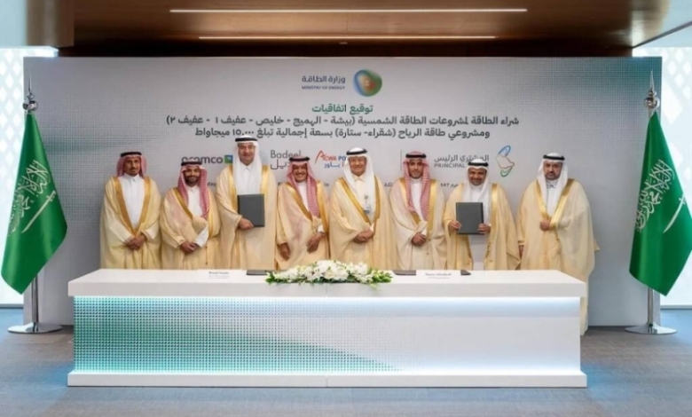 اتفاقيات شراء طاقة جديدة بمبلغ 31 مليار ريال