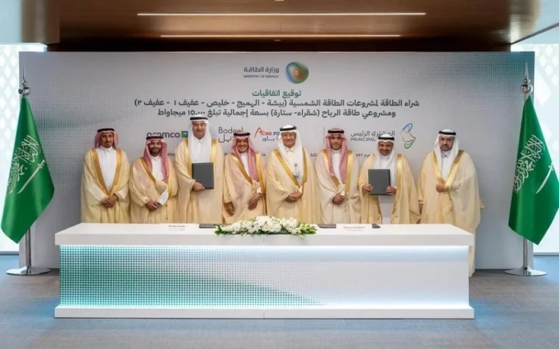 اتفاقيات شراء طاقة جديدة بمبلغ 31 مليار ريال