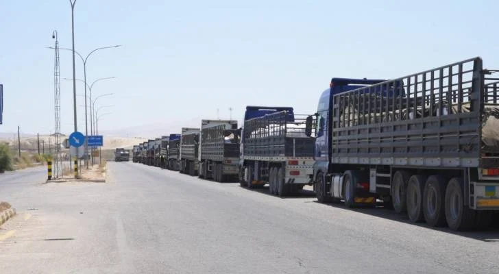 استئناف القوافل الإغاثية إلى غزة في الأردن
