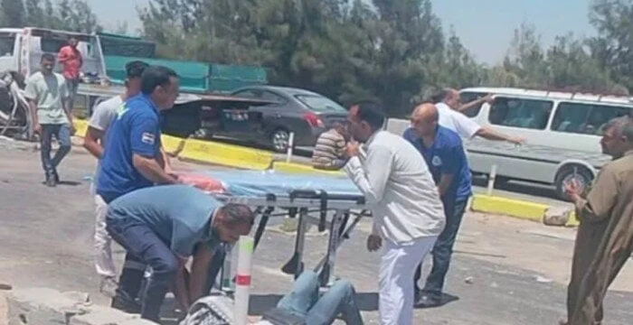 استجابة فورية: فرق طوارئ الهلال الأحمر توفر خدماتها لمصابي الحادث الإقليمي