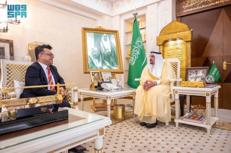 استقبال أمير القصيم للسفير المالطي في المملكة