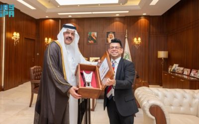 استقبال أمير حائل سفير مالطا بالمملكة