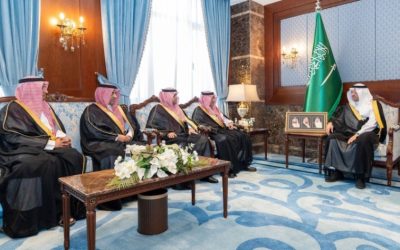 استقبال الأمير سعود بن طلال لمحافظ الهيئة العليا للأمن الصناعي