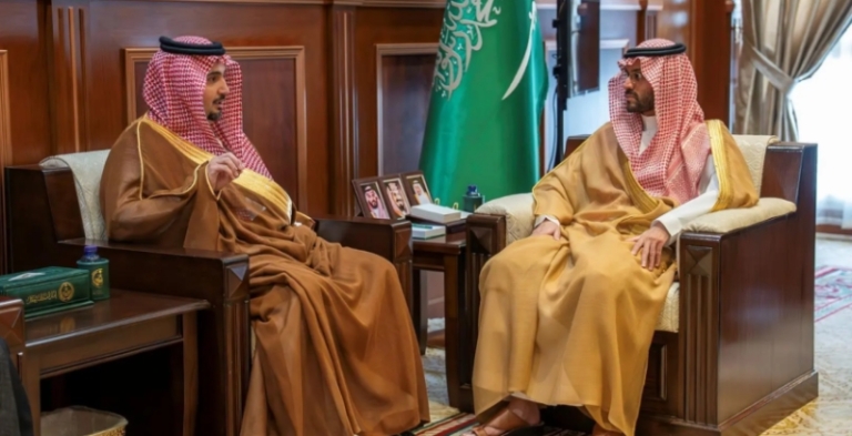 استقبال الأمير فيصل بن فهد لرئيس جمعية حائل للإسكان الخيري