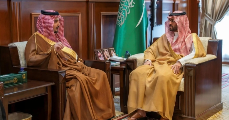 استقبال الأمير فيصل بن فهد لرئيس جمعية حائل للإسكان الخيري