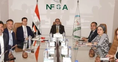 استقبال رئيس الهيئة القومية لسلامة الغذاء المستشار التجاري النمساوي بالقاهرة