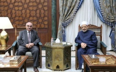 استقبال شيخ الأزهر لرئيس هيئة قضايا الدولة وتهنئته بالمنصب الجديد