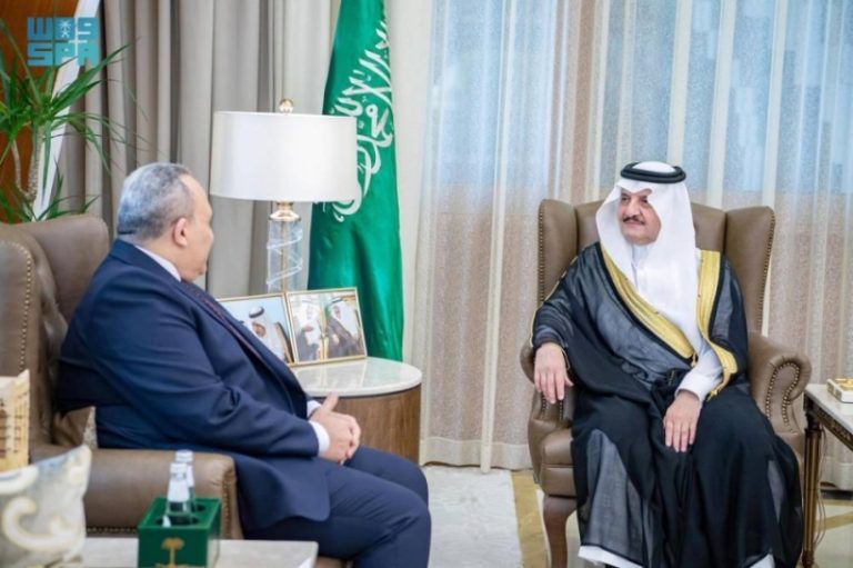 استقبال قنصل مصر لدى المملكة في أمير الشرقية