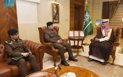 استقبال مميز للأمير سعود بن جلوي لمدير إدارة مكافحة المخدرات بجدة