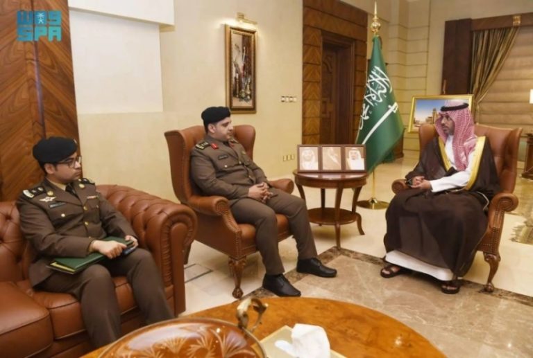 استقبال مميز للأمير سعود بن جلوي لمدير إدارة مكافحة المخدرات بجدة
